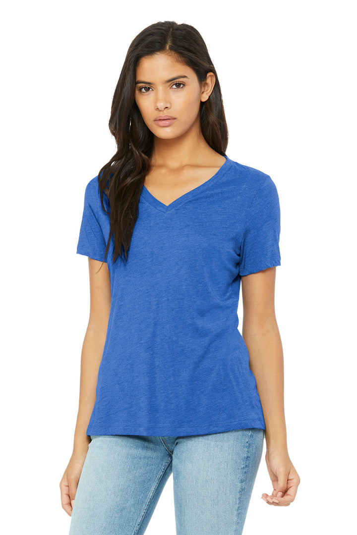 BELLA+CANVAS¨ Women's Relaxed Triblend V-Neck Tee BC6415