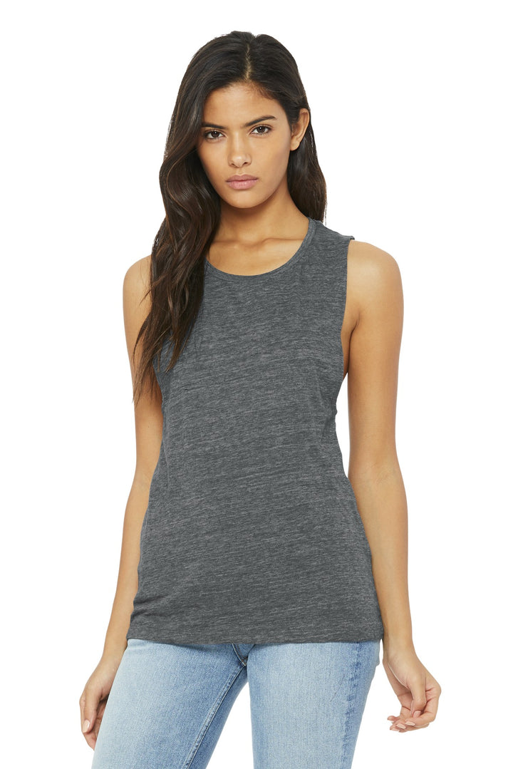 BELLA+CANVAS ¨ Women's Flowy Scoop Muscle Tank. BC8803