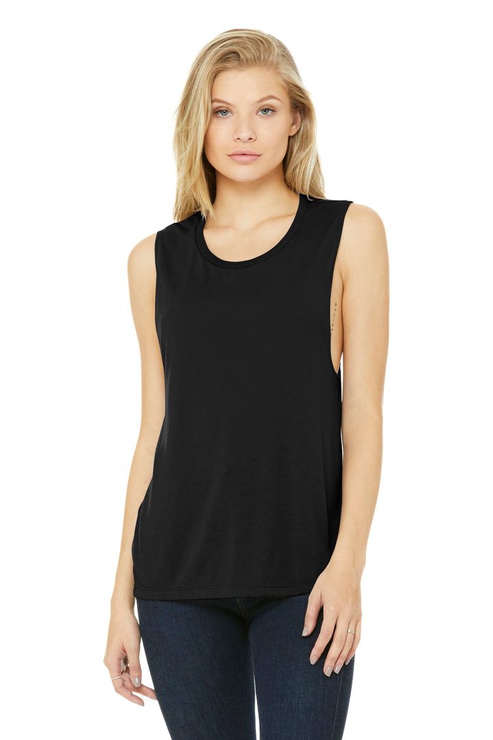 BELLA+CANVAS ¨ Women's Flowy Scoop Muscle Tank. BC8803