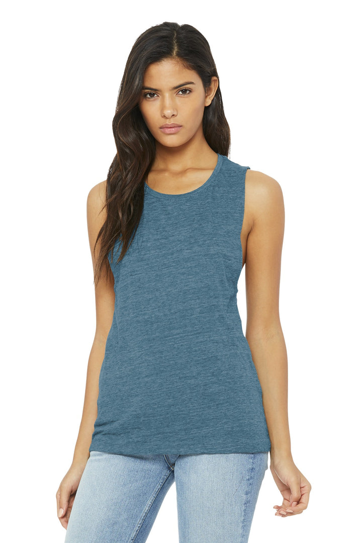 BELLA+CANVAS ¨ Women's Flowy Scoop Muscle Tank. BC8803