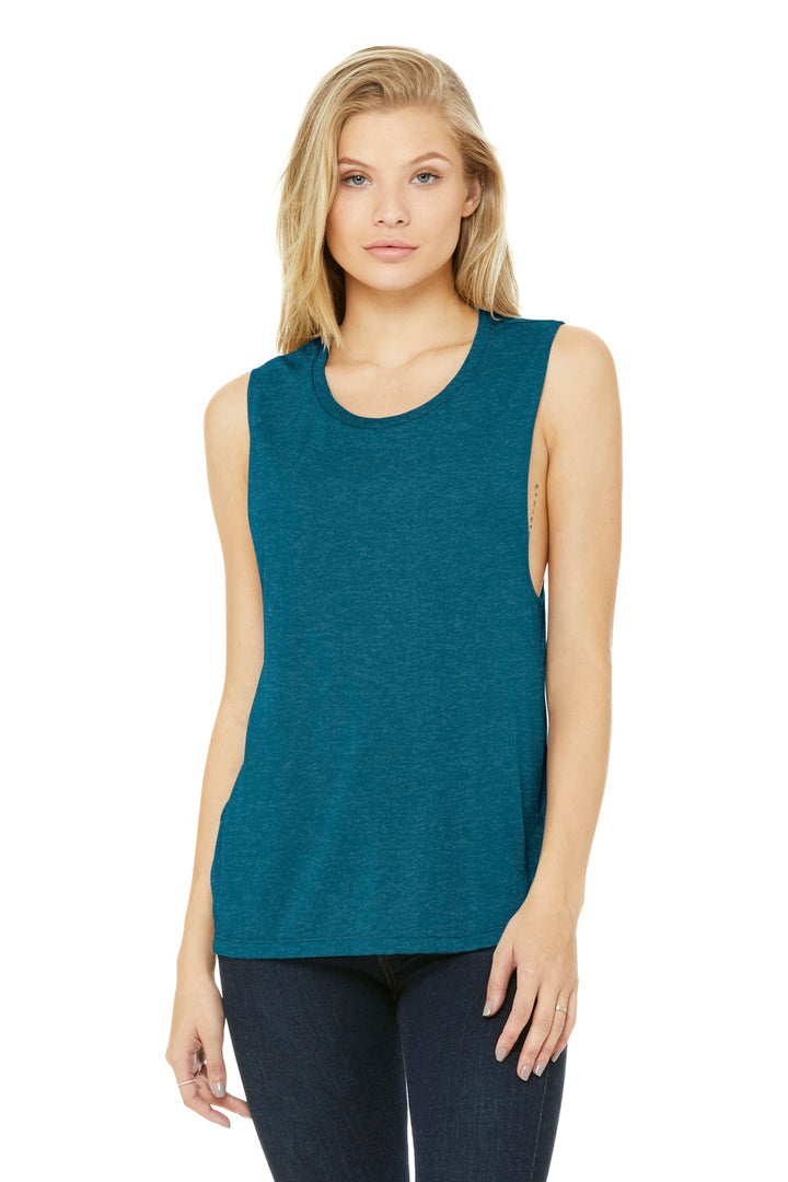 BELLA+CANVAS ¨ Women's Flowy Scoop Muscle Tank. BC8803