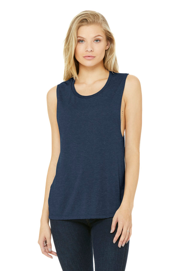 BELLA+CANVAS ¨ Women's Flowy Scoop Muscle Tank. BC8803
