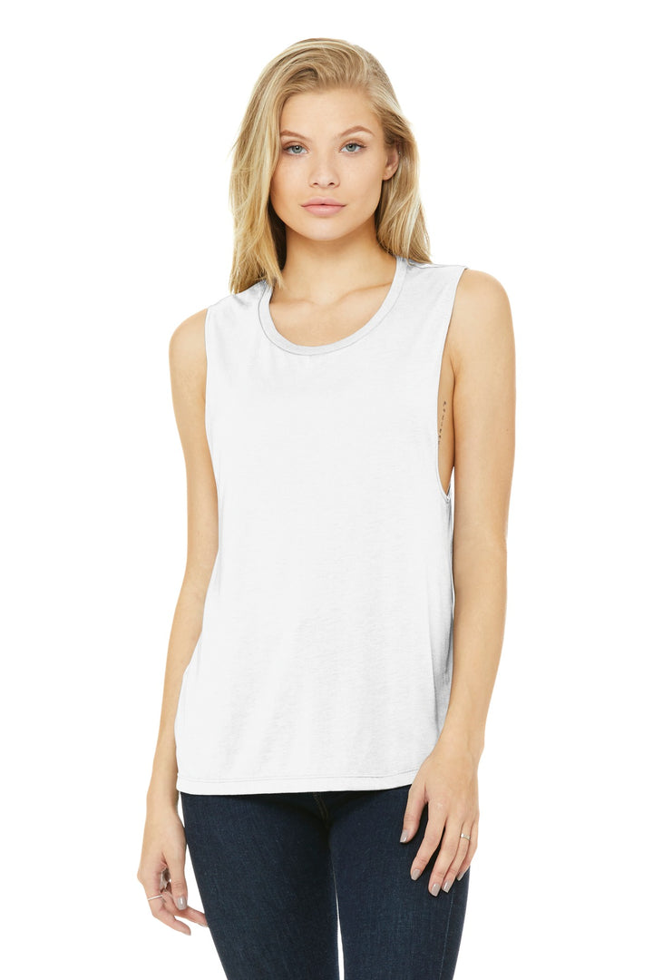 BELLA+CANVAS ¨ Women's Flowy Scoop Muscle Tank. BC8803