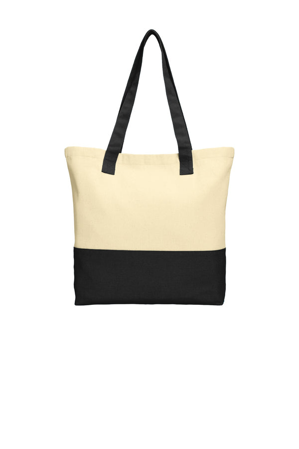 Port Authority¨ Colorblock Cotton Tote. BG414