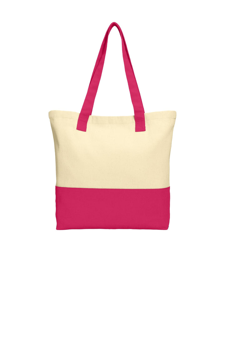 Port Authority¨ Colorblock Cotton Tote. BG414
