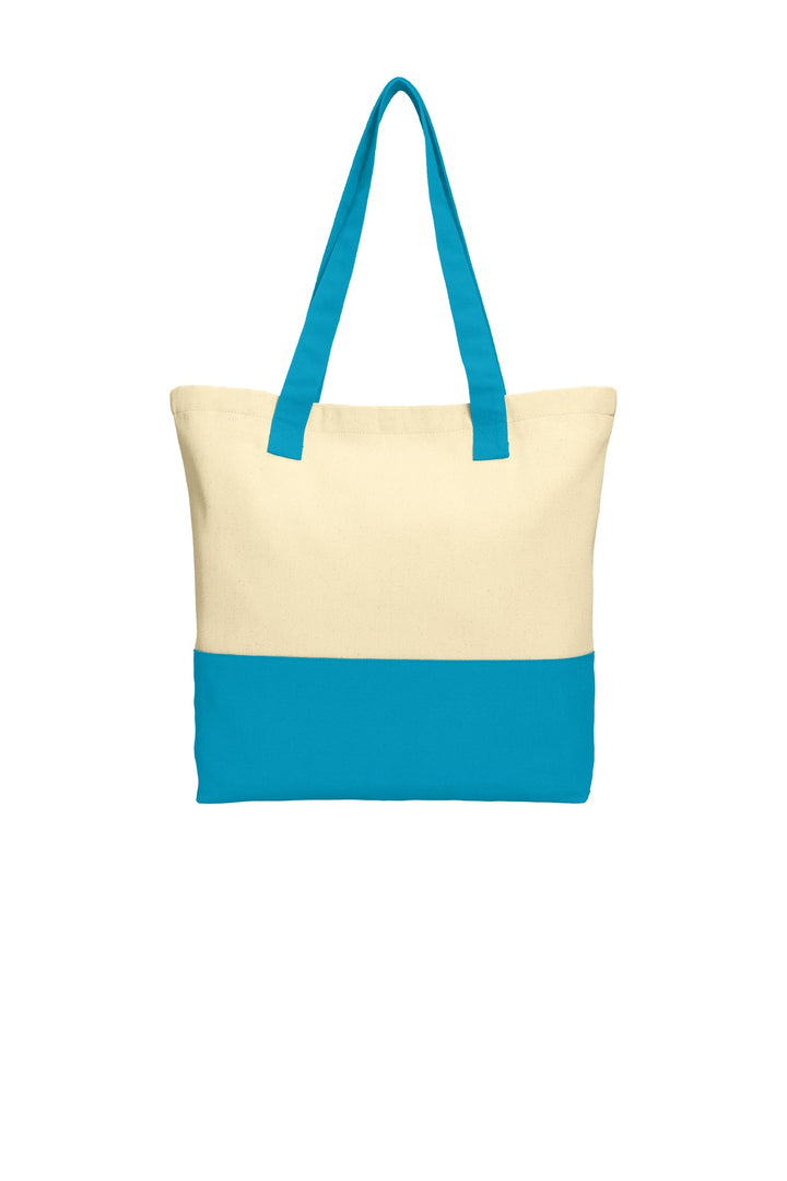 Port Authority¨ Colorblock Cotton Tote. BG414