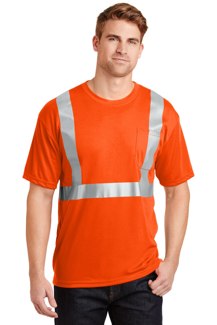 CornerStone¨ - ANSI 107 Class 2 Safety T-Shirt.  CS401