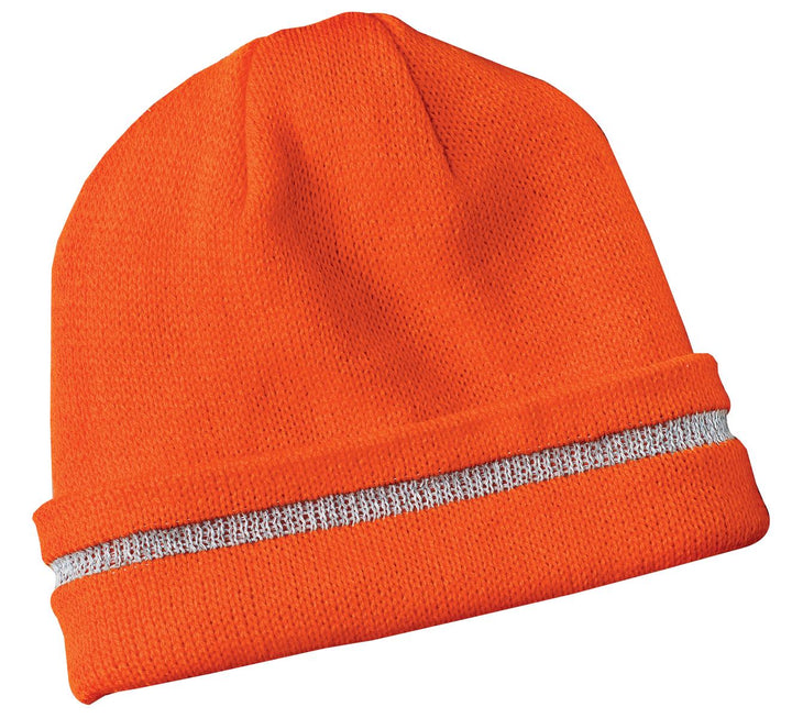 CornerStone¨ - Enhanced Visibility Beanie with Reflective Stripe.  CS800