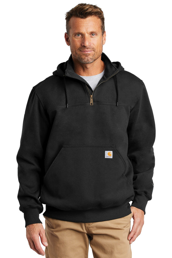 Carhartt ¨ Rain Defender ¨ Paxton Heavyweight Hooded Zip Mock Sweatshirt. CT100617