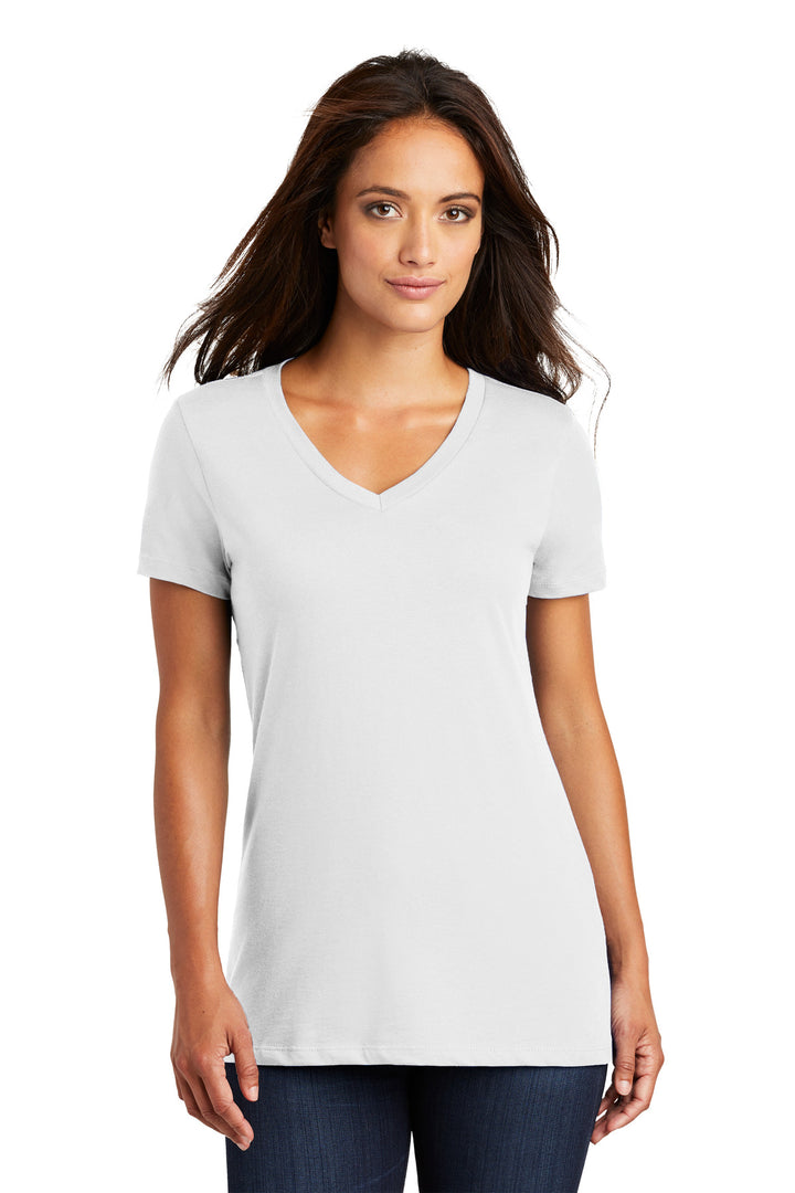 District¨ - Women's Perfect Weight¨ V-Neck Tee. DM1170L