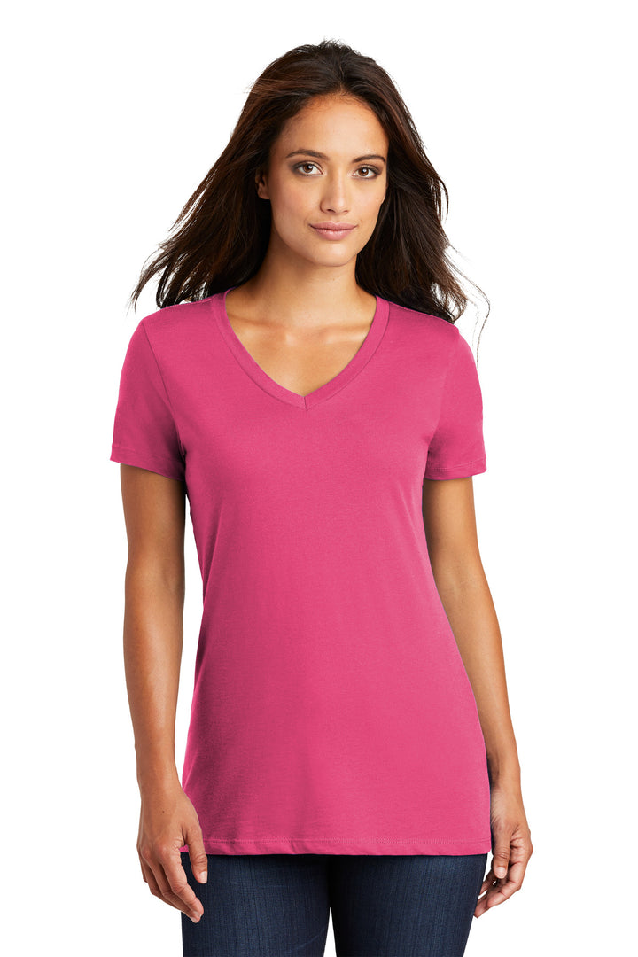 District¨ - Women's Perfect Weight¨ V-Neck Tee. DM1170L
