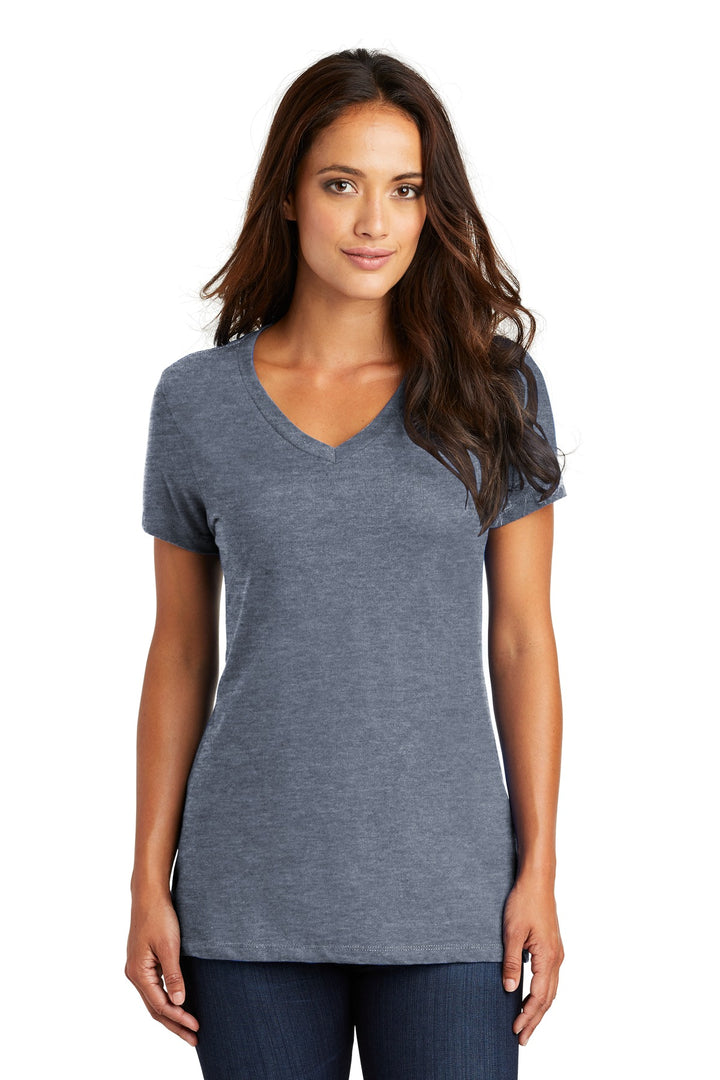 District¨ - Women's Perfect Weight¨ V-Neck Tee. DM1170L