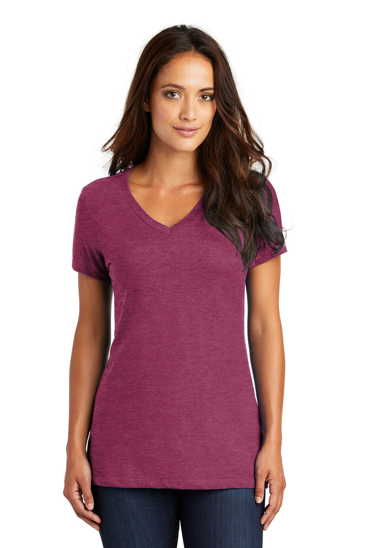 District¨ - Women's Perfect Weight¨ V-Neck Tee. DM1170L
