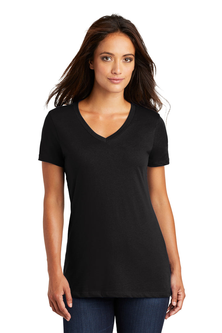 District¨ - Women's Perfect Weight¨ V-Neck Tee. DM1170L
