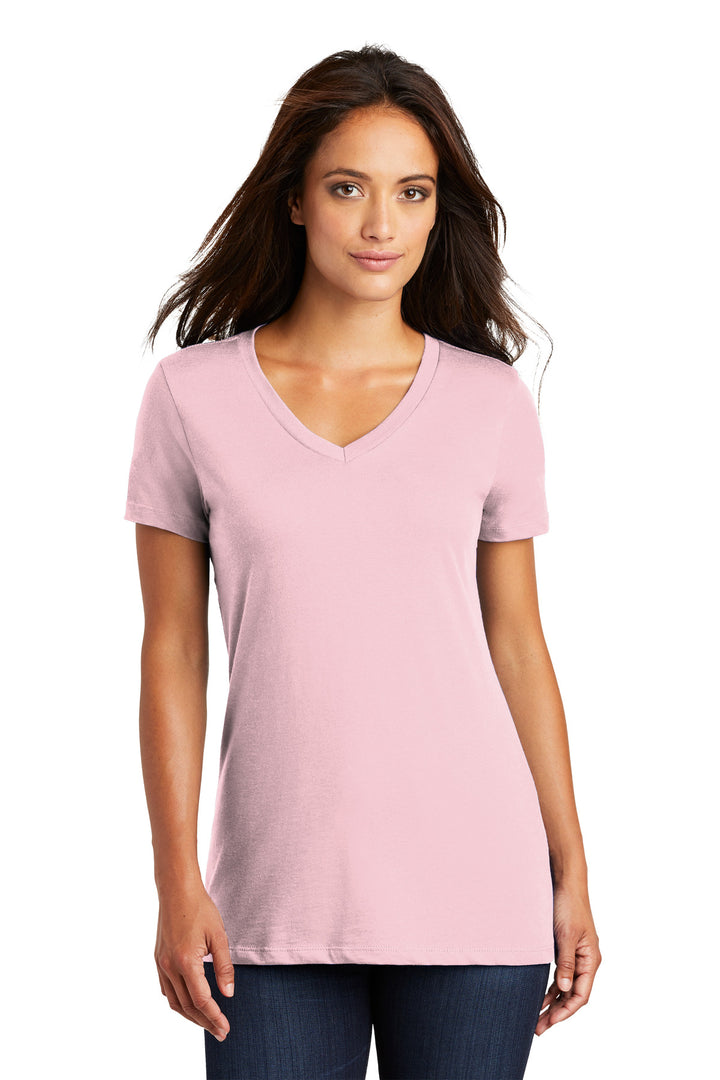 District¨ - Women's Perfect Weight¨ V-Neck Tee. DM1170L