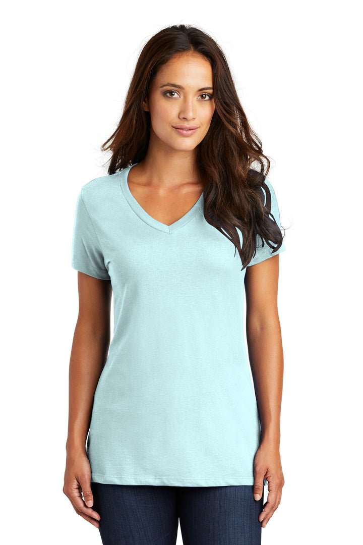 District¨ - Women's Perfect Weight¨ V-Neck Tee. DM1170L