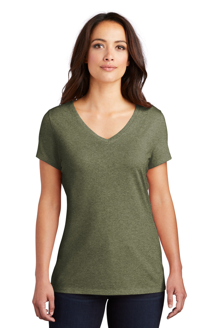District¨ Women's Perfect Tri¨ V-Neck Tee. DM1350L