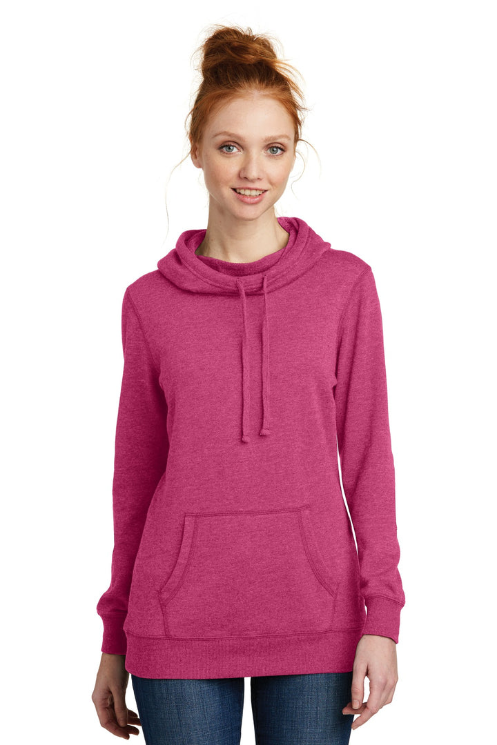 District ¨ Women's Lightweight Fleece Hoodie. DM493
