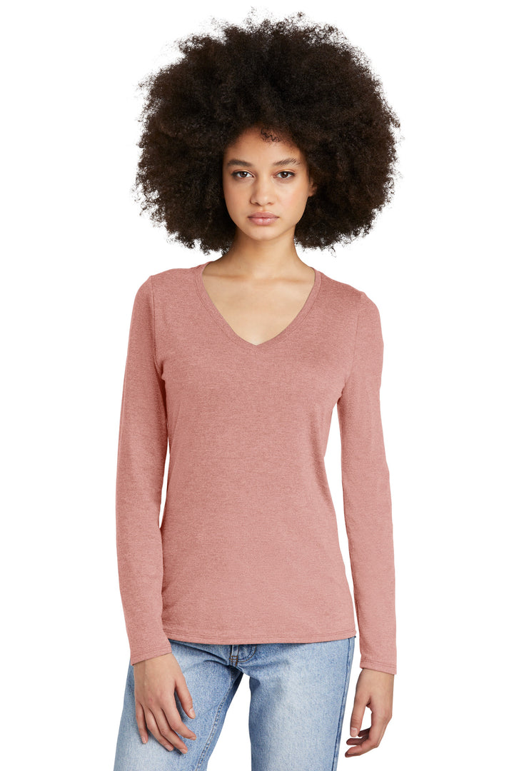 District¨ Women's Perfect Tri¨ Long Sleeve V-Neck Tee DT135