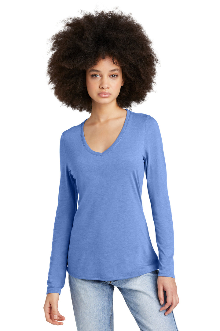 District¨ Women's Perfect Tri¨ Long Sleeve V-Neck Tee DT135