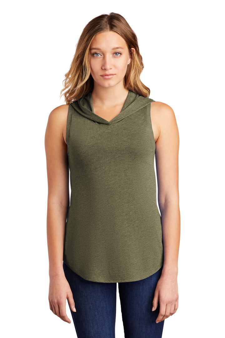 District ¨ Women's Perfect Tri ¨ Sleeveless Hoodie DT1375