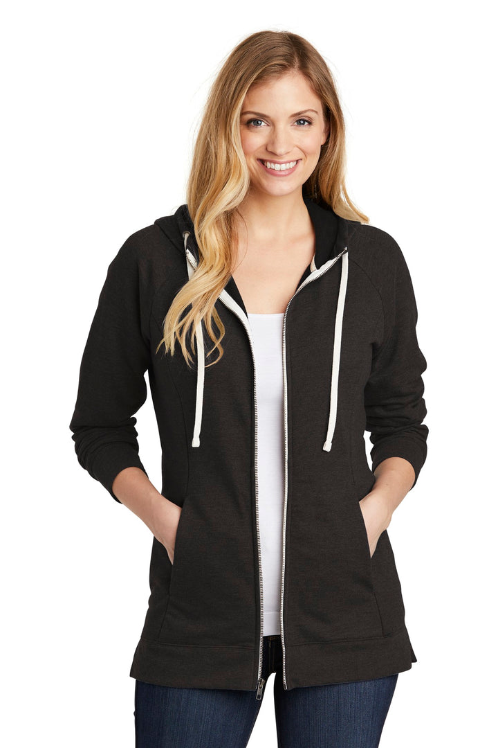 District ¨ Women's Perfect Tri ¨ French Terry Full-Zip Hoodie. DT456