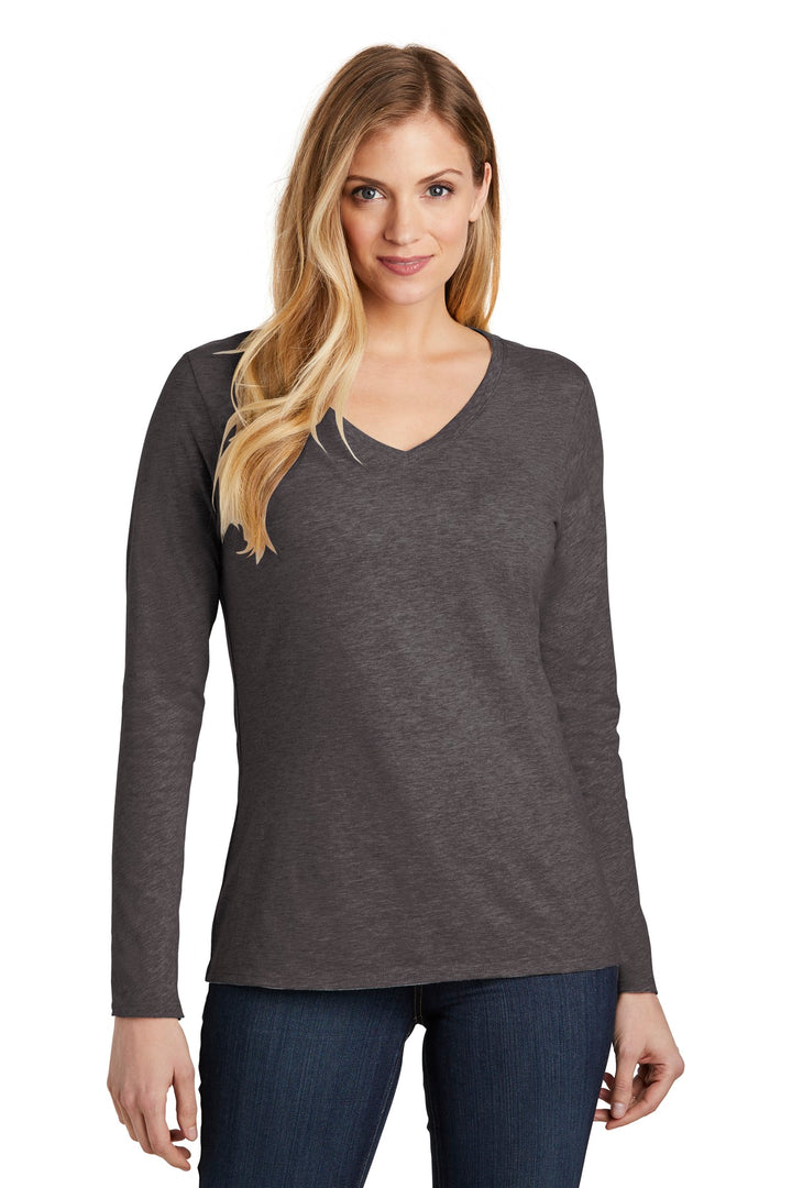 District ¨ Women's Very Important Tee ¨ Long Sleeve V-Neck. DT6201