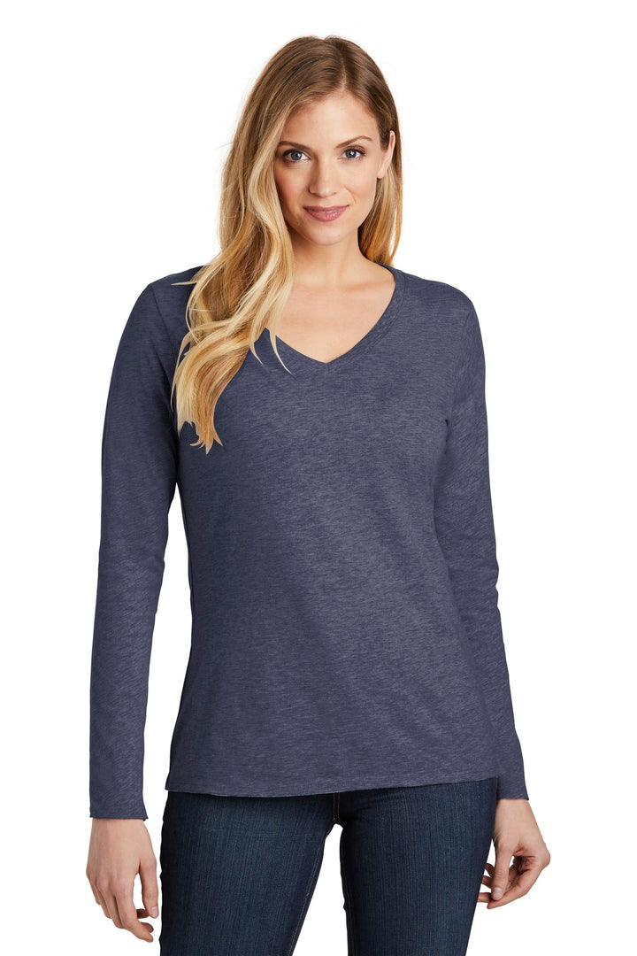 District ¨ Women's Very Important Tee ¨ Long Sleeve V-Neck. DT6201