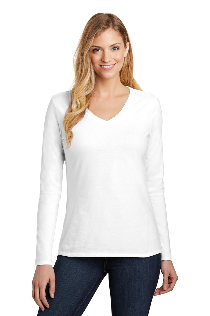 District ¨ Women's Very Important Tee ¨ Long Sleeve V-Neck. DT6201