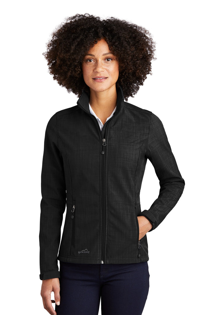 Eddie Bauer¨ Ladies Shaded Crosshatch Soft Shell Jacket. EB533