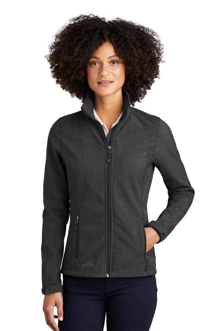 Eddie Bauer¨ Ladies Shaded Crosshatch Soft Shell Jacket. EB533