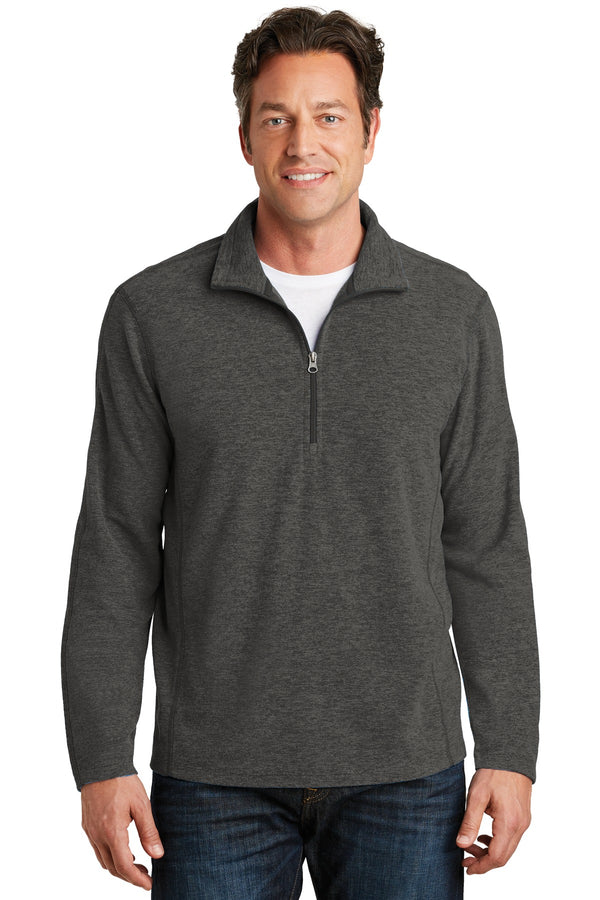 Port Authority¨ Heather Microfleece 1/2-Zip Pullover. F234