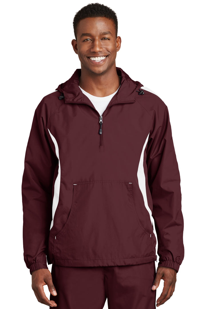 Sport-Tek¨ Colorblock Raglan Anorak. JST63