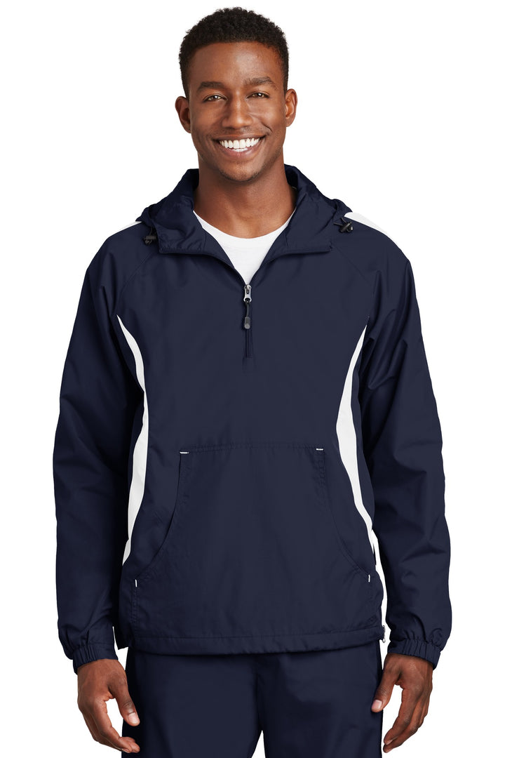 Sport-Tek¨ Colorblock Raglan Anorak. JST63