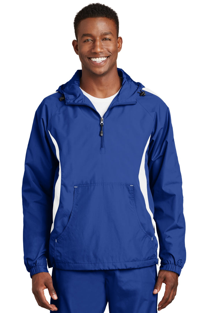 Sport-Tek¨ Colorblock Raglan Anorak. JST63