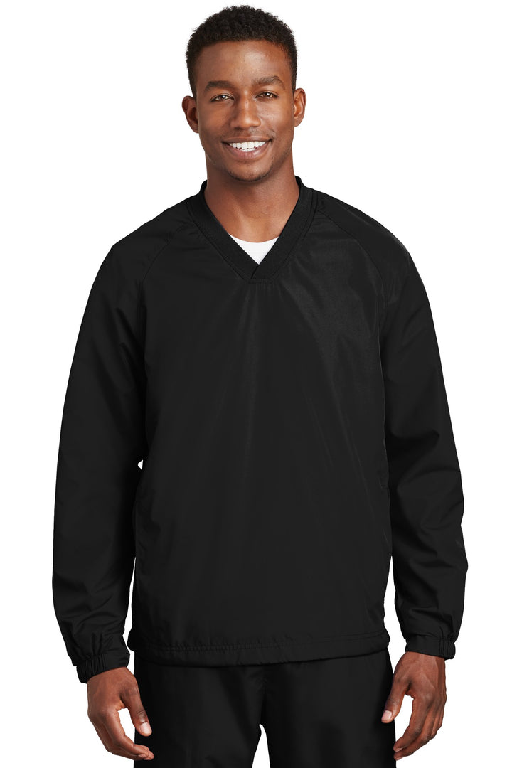 Sport-Tek¨ V-Neck Raglan Wind Shirt. JST72