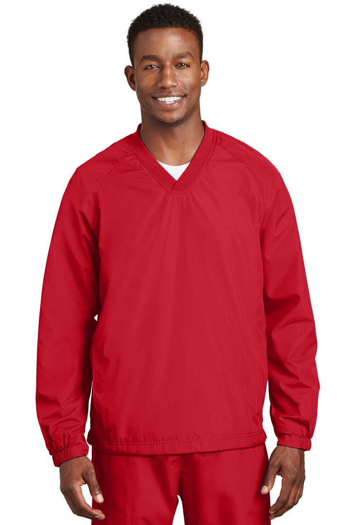 Sport-Tek¨ V-Neck Raglan Wind Shirt. JST72