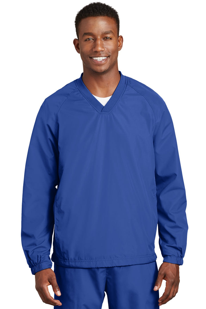 Sport-Tek¨ V-Neck Raglan Wind Shirt. JST72