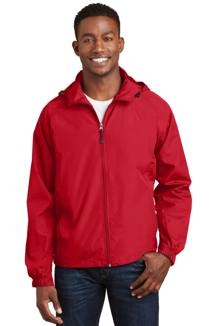 Sport-Tek¨ Hooded Raglan Jacket. JST73