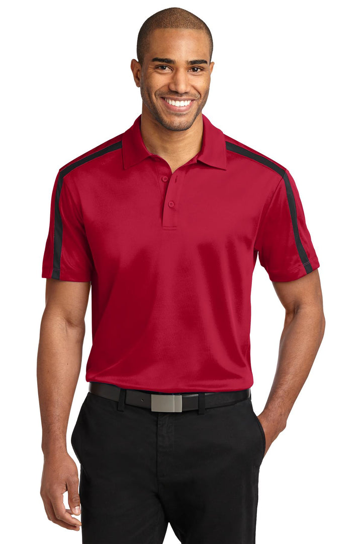 Port Authority¨ Silk Touch™ Performance Colorblock Stripe Polo. K547