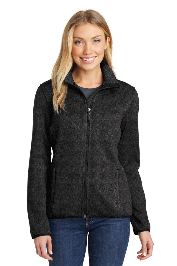 Port Authority¨ Ladies Sweater Fleece Jacket. L232