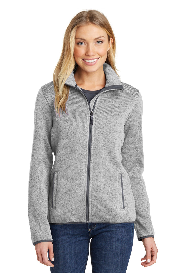 Port Authority¨ Ladies Sweater Fleece Jacket. L232