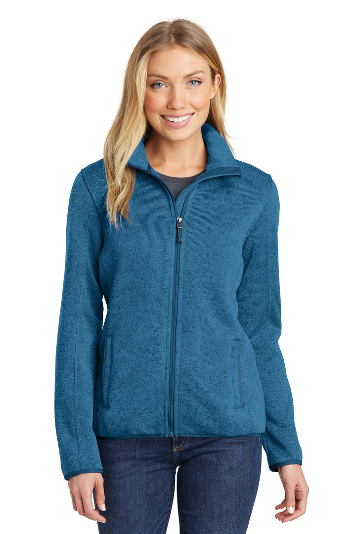 Port Authority¨ Ladies Sweater Fleece Jacket. L232