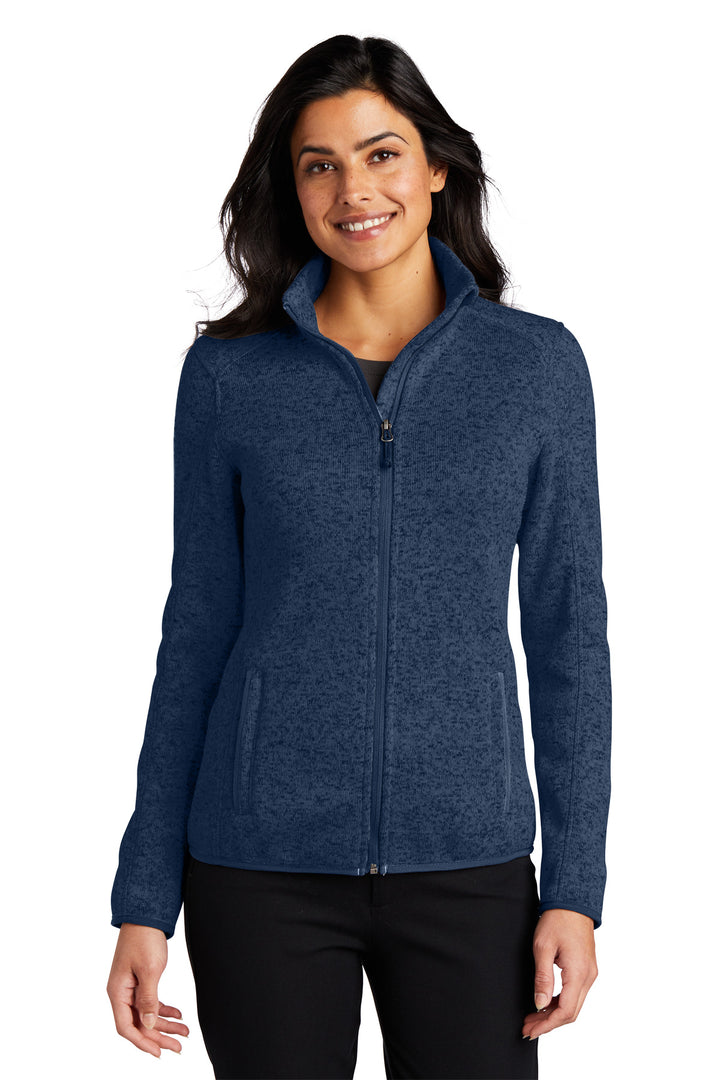 Port Authority¨ Ladies Sweater Fleece Jacket. L232