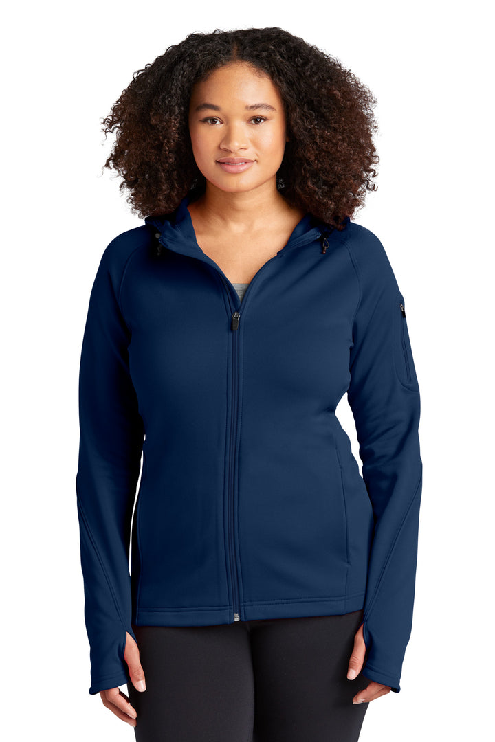 Sport-Tek¨ Ladies Tech Fleece Full-Zip Hooded Jacket. L248