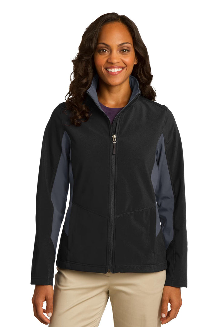 Port Authority¨ Ladies Core Colorblock Soft Shell Jacket. L318