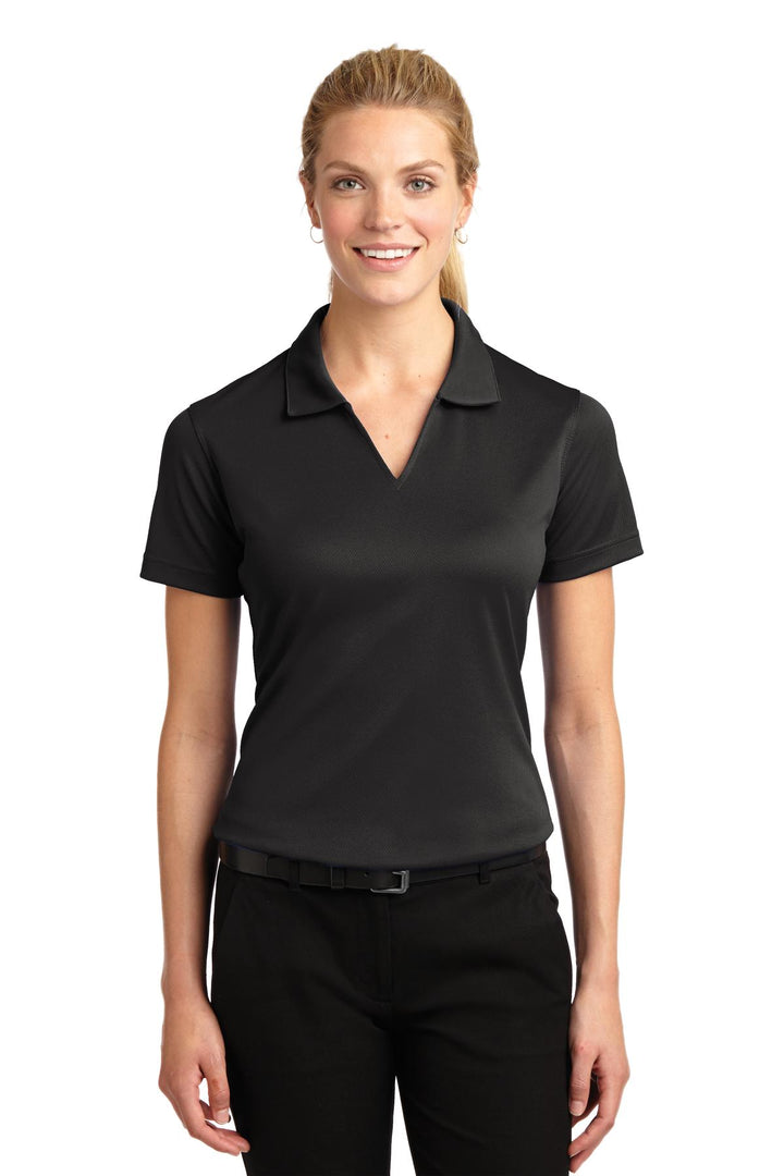 Sport-Tek¨ Ladies Dri-Mesh¨ V-Neck Polo.  L469