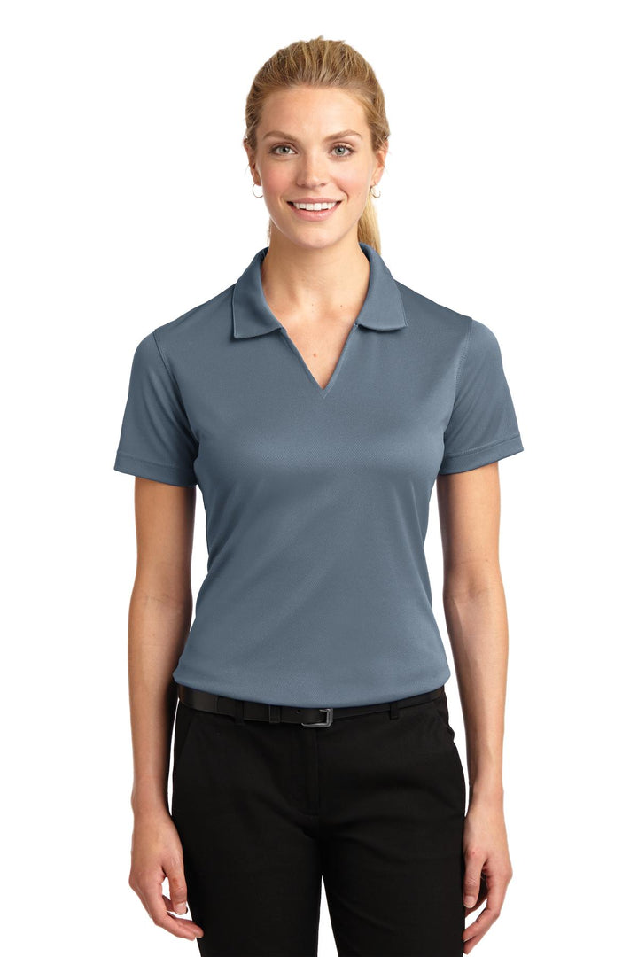Sport-Tek¨ Ladies Dri-Mesh¨ V-Neck Polo.  L469