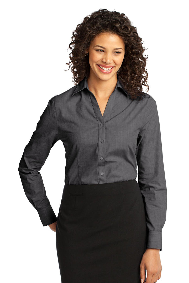 Port Authority¨ Ladies Crosshatch Easy Care Shirt. L640