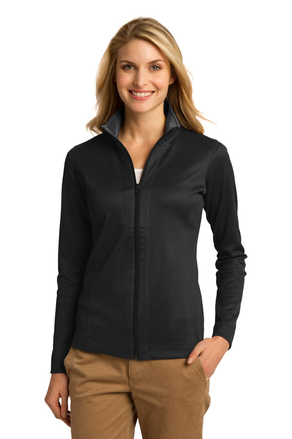 Port Authority¨ Ladies Vertical Texture Full-Zip Jacket. L805